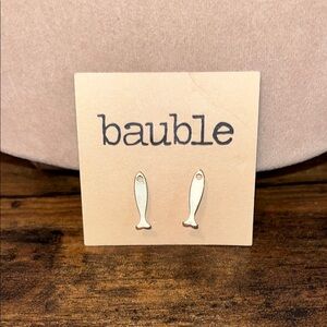 Bauble Fish-Shaped Earrings